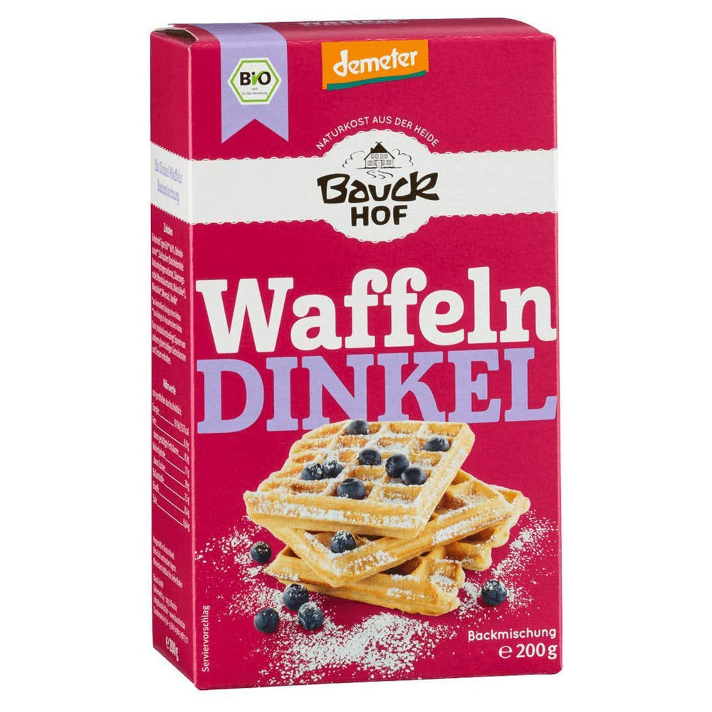 Demeter Bauck Hof Bio Dinkel Wafflen, 200 G Mixture for baking and cooking Naty Shop 200 G (2Er Pack)
