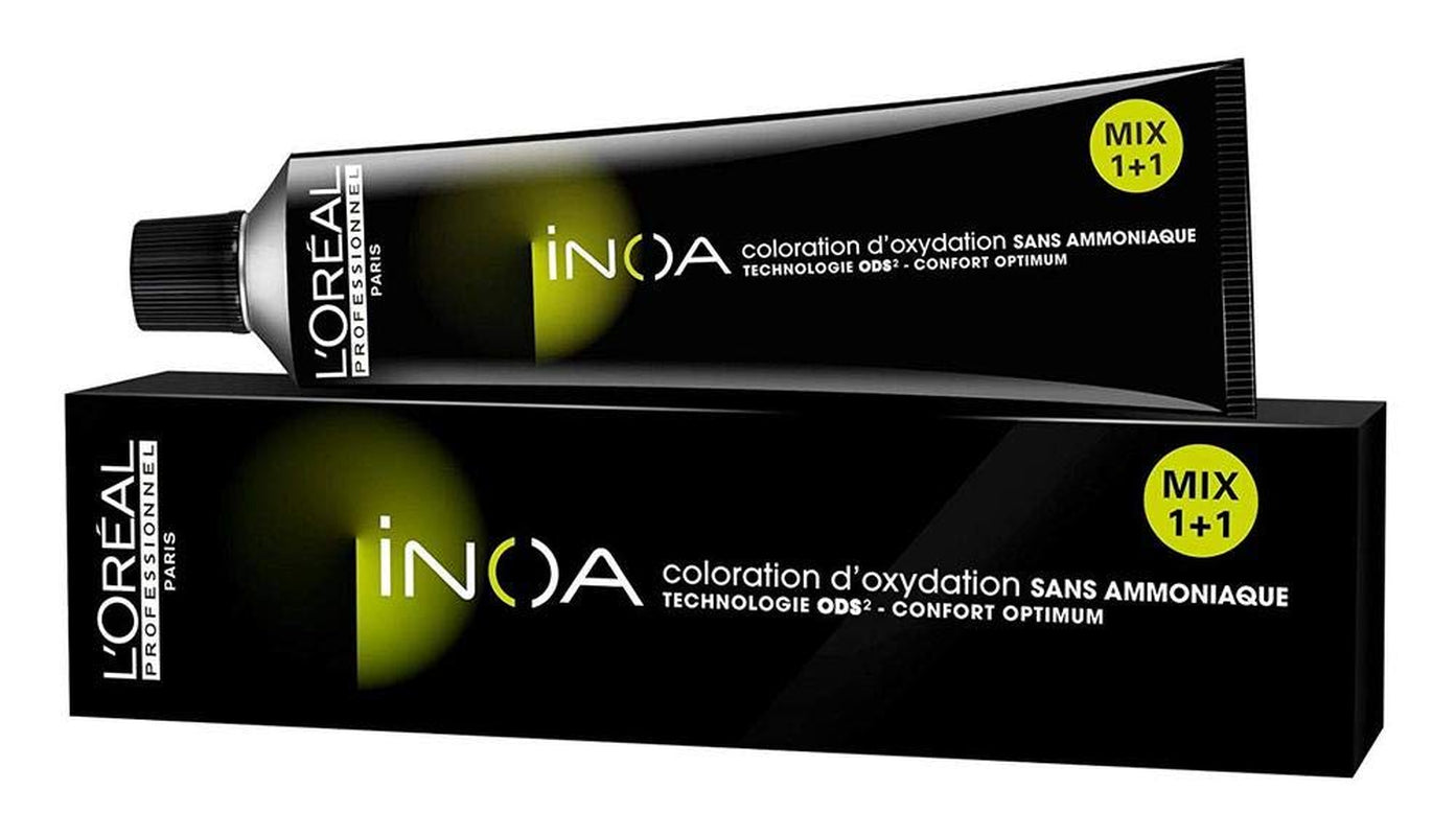 L'Oréal Professionnel INOA Colorație oxidativă fără amoniac 4 maro mediu, 1 pachet, (1x 60 ml)