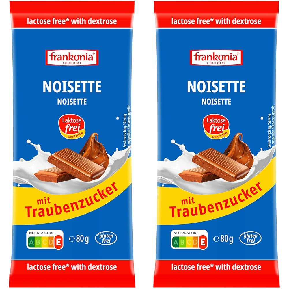 Frankonia Noisette with chocolate and dextrose, lactose and gluten free, 80 grams