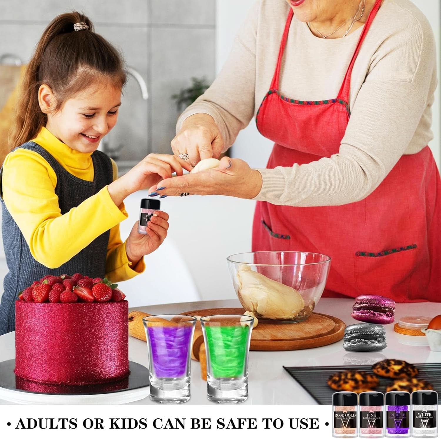 Edible glitter, 5 grams Naty Shop