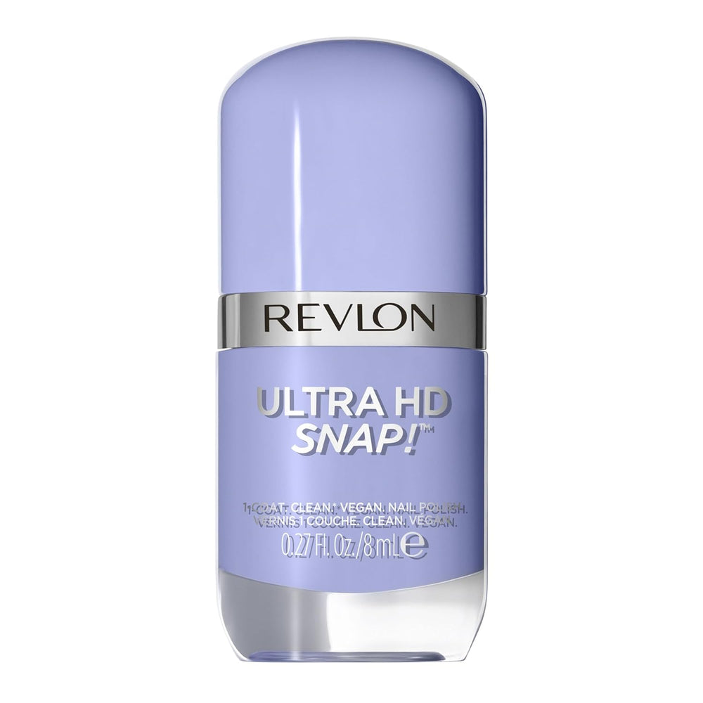 Revlon Ultra HD Snap Nail Polish Long Lasting Vegan Formula Quick Dry One Coat Full Coverage Color (8ml) Hot Stuff (007) Unisex