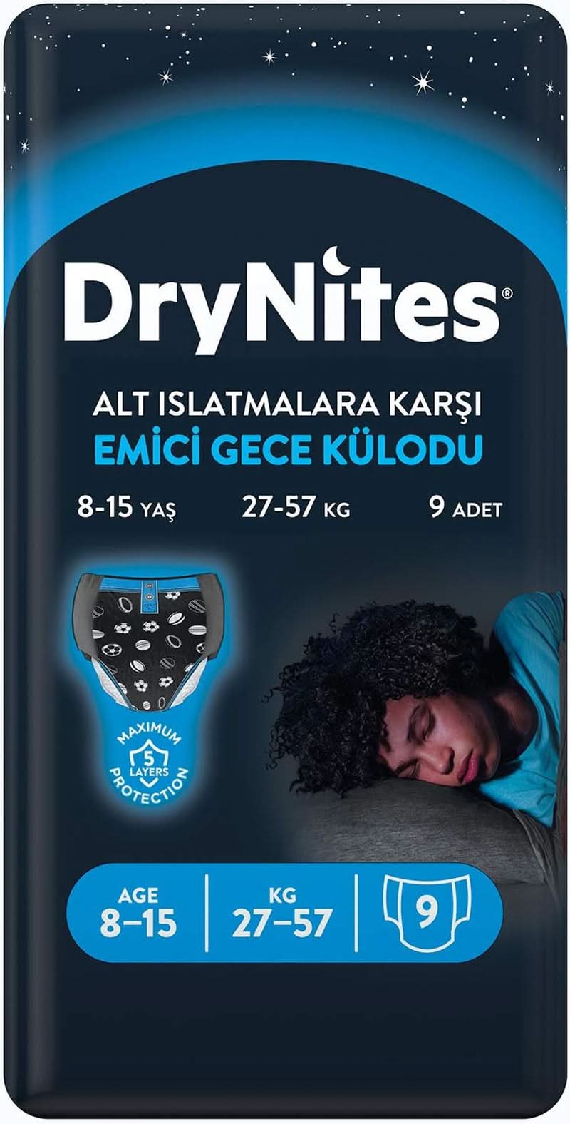 Huggies Drynites Super Absorbent Pajama Pants Boys' Underpants 8-15 Pack 9 Mom and Baby Naty Shop