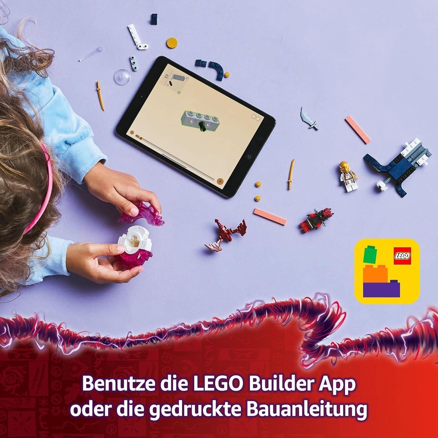 LEGO NINJAGO Sora's Dragon Spinjitzu Spinner - Action Ninja Toy with 2 Minifigures - Small Play Set for Kids - Gift Idea for Boys and Girls 6 Years Old 71824 Building Sets Besuche den LEGO-Store