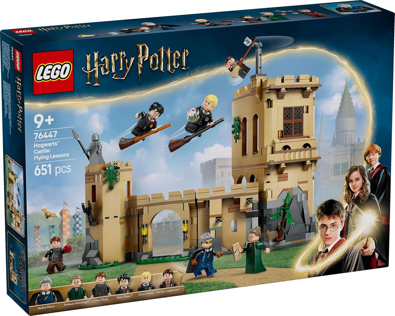 Hogwarts Castle LEGO Harry Potter: Flying Lessons Adventure Playset with 6 Collectable Minifigures Including Draco Malfoy and Professor McGonagall Role Play Set for Boys and Girls 9 Years Old 76447 Building Sets Besuche den LEGO-Store