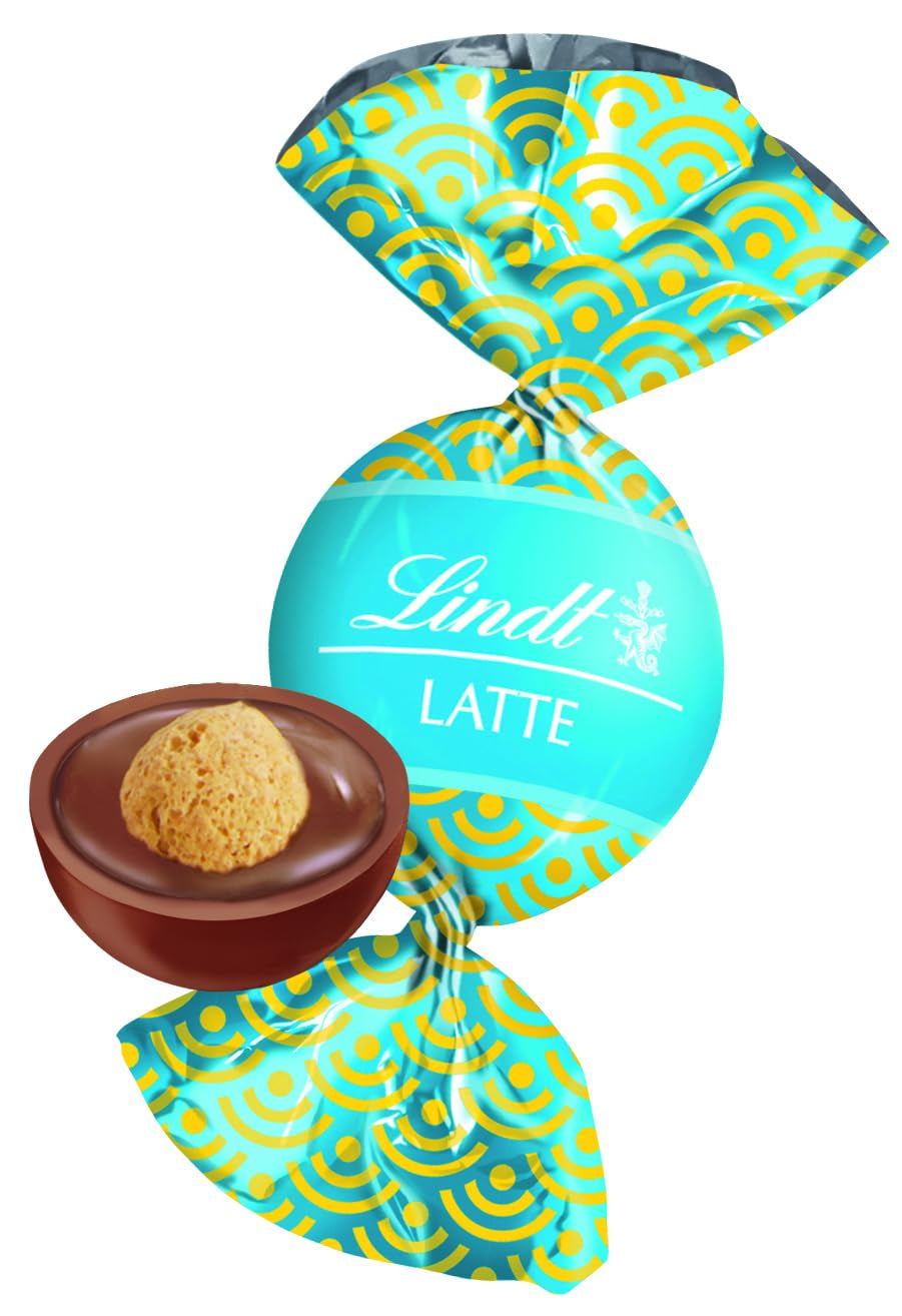 Lindt Roulette Ball Nocciolatte, milk chocolate with hazelnut cream filling and whole hazelnuts, 3000g