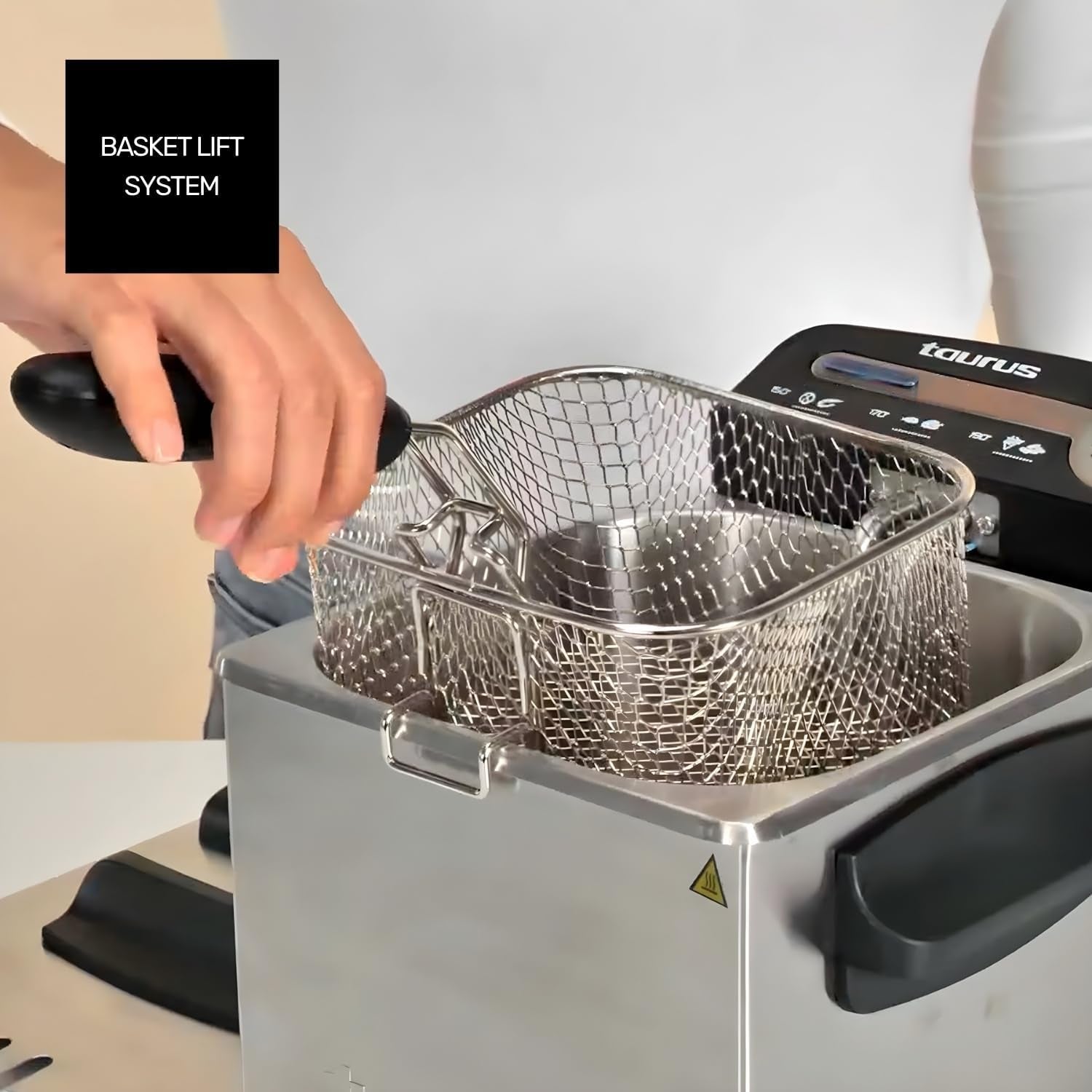 Taurus Professional 2 plus - Oil fryer, 2 liters, 1700 W, 18/8 stainless steel Appliances Naty Shop