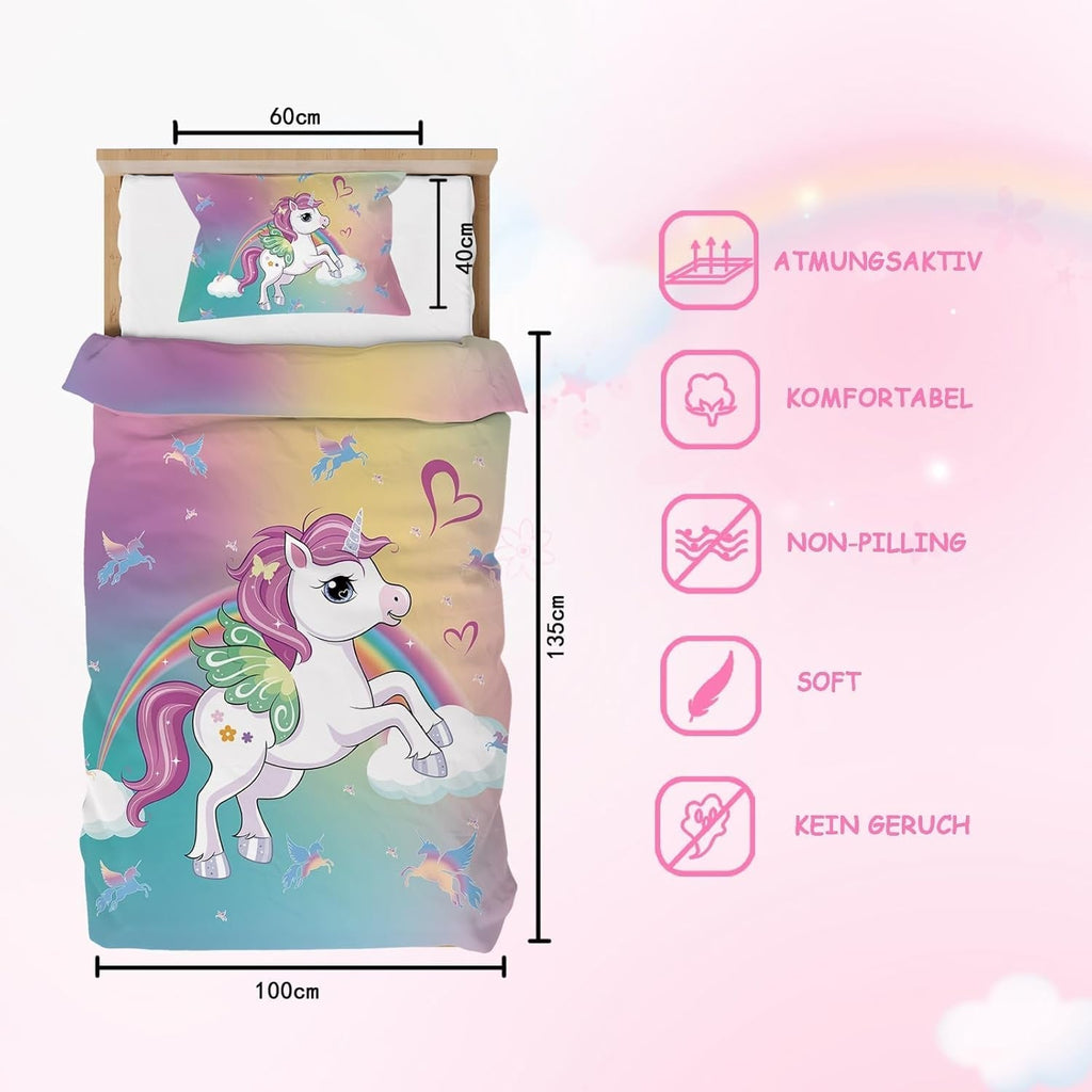 Lenjerie de pat pentru fetite, diverse modele specifice, microfibre din poliester Lenjerie de pat - copii Naty Shop