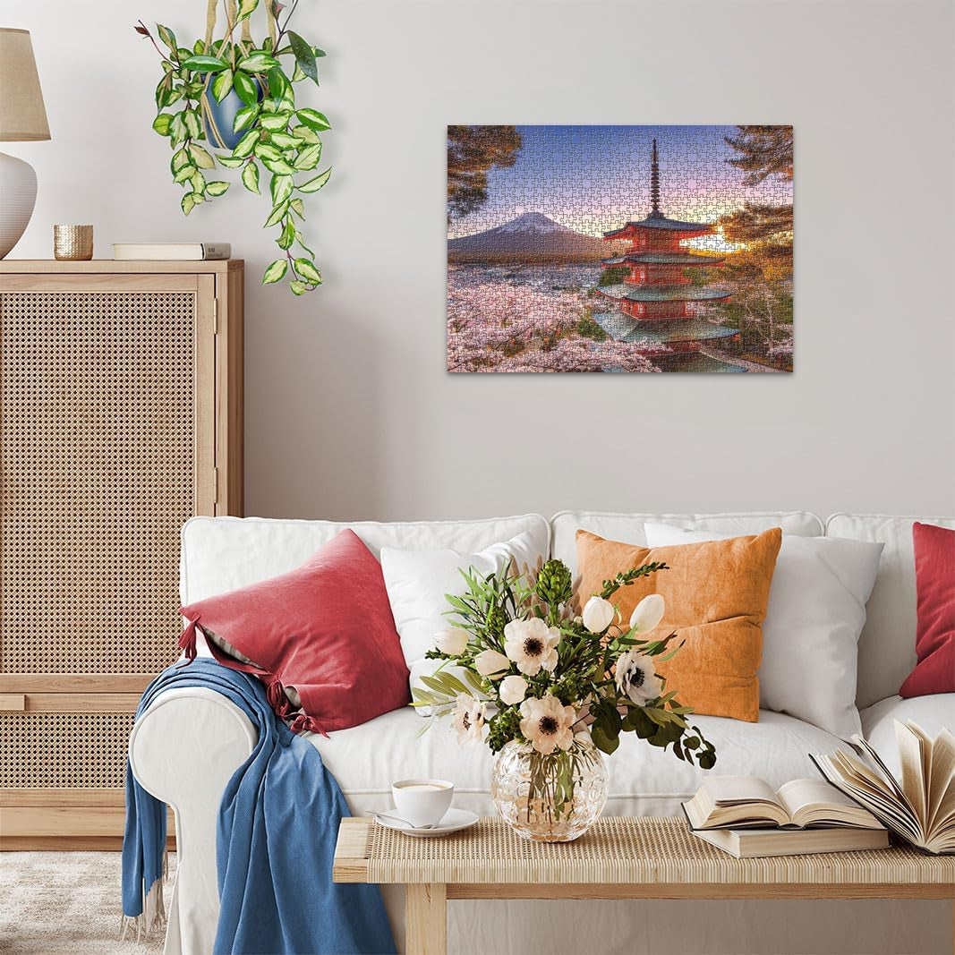 Ravensburger Puzzle 12000582 - Cherry blossoms in Japan - 1000 piece jigsaw puzzle for adults and children over 14, Puzzle Naty Shop