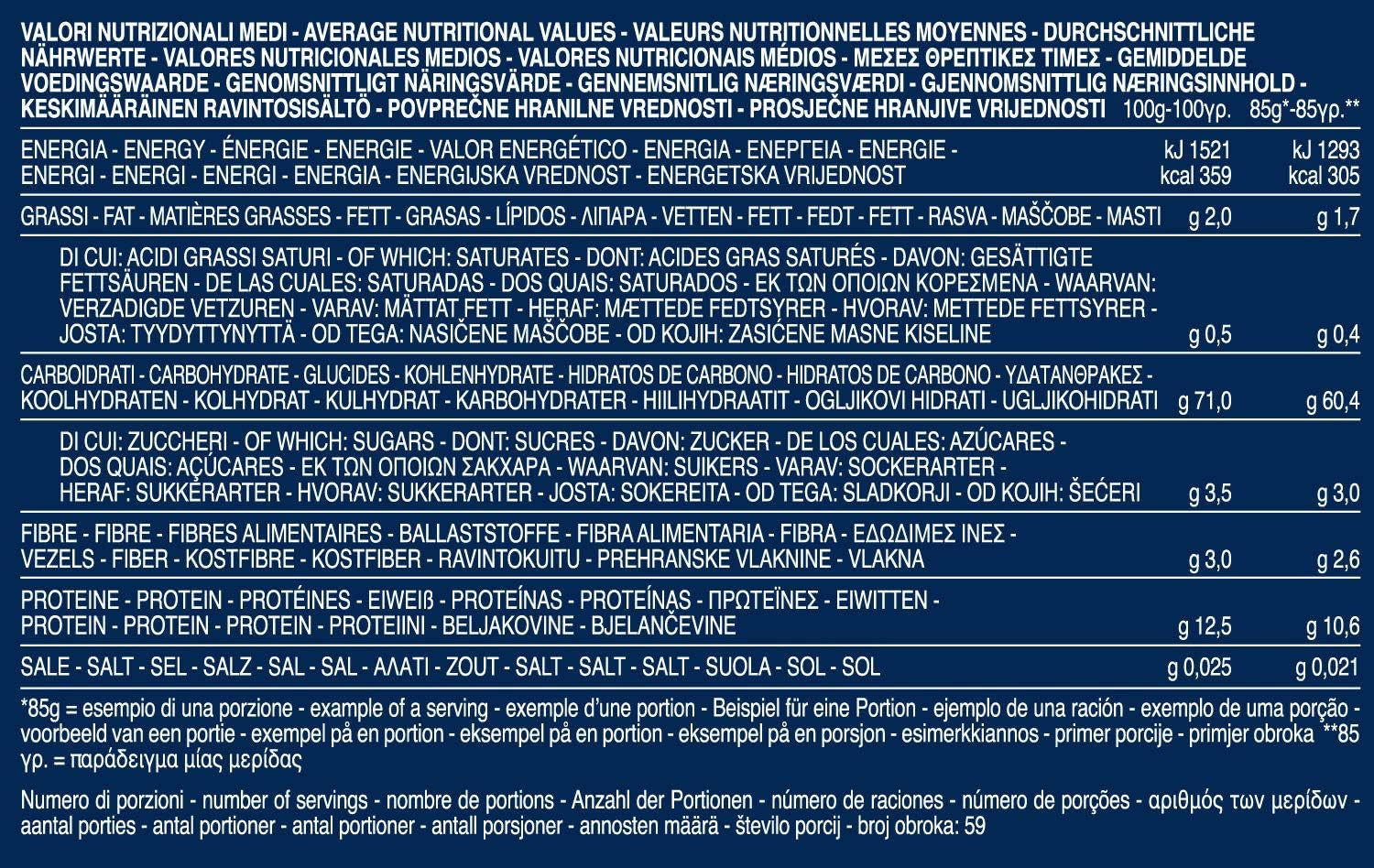 Barilla Pasta Farfalle n. 65, 5 kg
