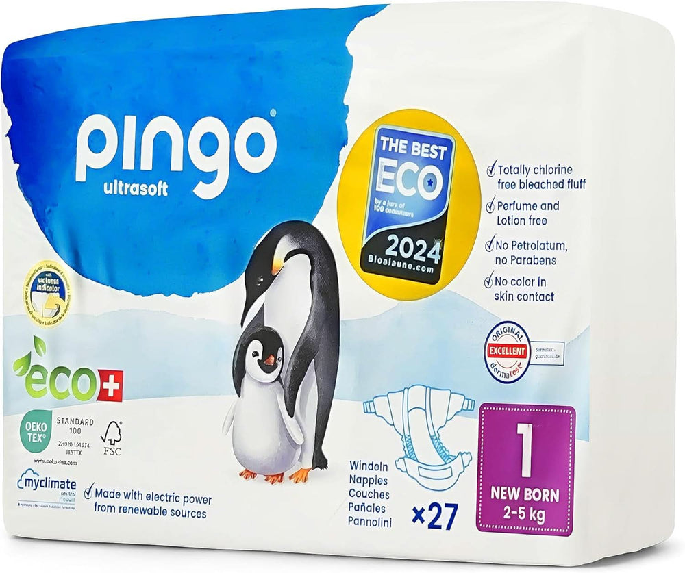 Pingo Ultrasoft, ecological diapers, size 1 and 2 Mother and Child Naty Shop Size 1