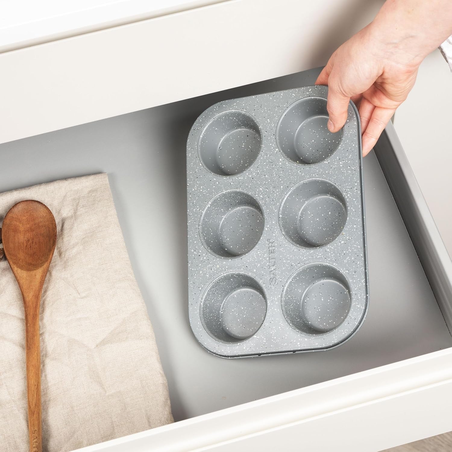 Salter, baking trays, various shapes and sizes, gray Molds and baking trays Naty Shop