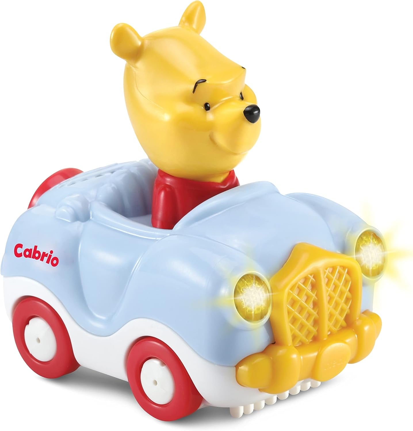 VTech TUT TUT Baby Flitzer - Mașina decapotabilă a lui Winnie the Pooh - Mașină de jucărie cu muzică, propoziții și sunete interesante - Pentru copii cu vârsta cuprinsă între 1-5 ani Jucarii Bebe Naty Shop Titlu implicit