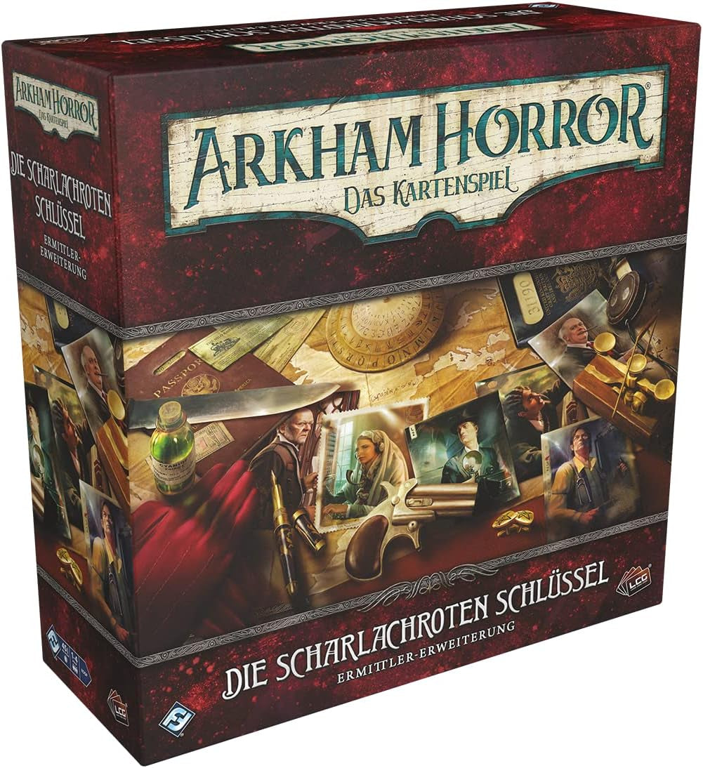 Fantasy Flight Games, Arkham Horror: LCG, Core Game, Expert Game, Card Game, 1-4 Players, Ages 14+, 45+ minutes, German, Multicolor, Colorful
