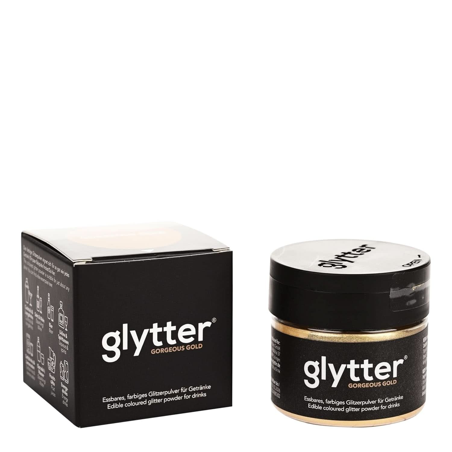 Glytter, Glitter comestibil pentru băuturi și lichide, 10 grame Glitter Naty Shop