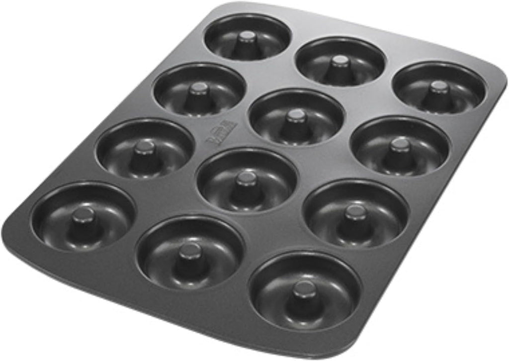 Birkmann, Easy Baking, Donutblech, Backform Für 6 Donuts, Mit Hochwertiger Antihaftbeschichtung, Ø 9 Cm, Mit Rezept, 881631 Matrite si tavi pentru copt Naty Shop 12Er Donut-Blech