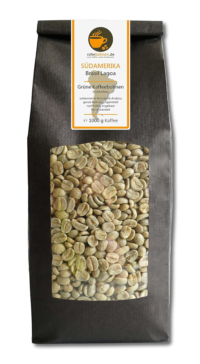 Cafea crudă - Green Highland Coffee Brazil Lagoa (boabe de cafea verde 1000g)