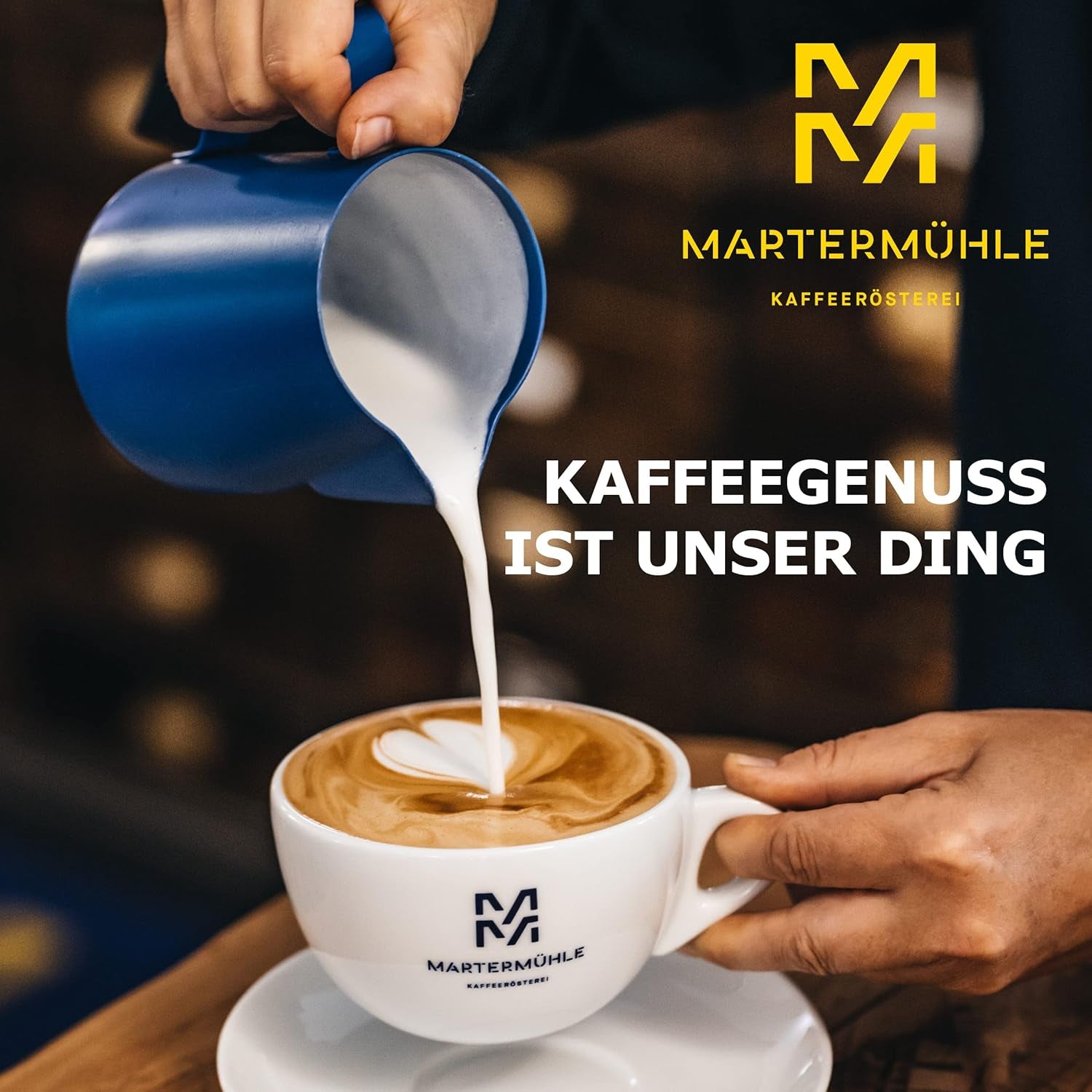 Martermühle Mexiko Bio Espressobohnen entkoffeiniert 1kg mittelkräftig I Arabica I Aromen: Nougat, Zartbitterschokolade I Ganze Bio Espresso-Bohnen schonend geröstet, säurearm
