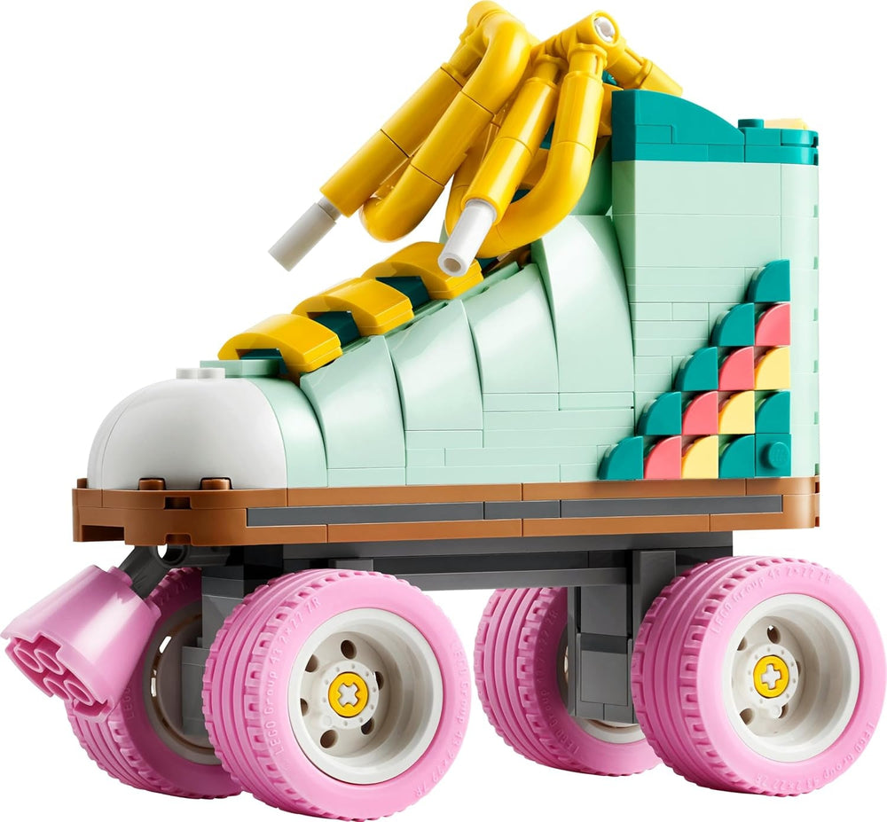 LEGO Creator 3in1 Retro Roller Skate Toy - Transforms into a Mini Skateboard or Boom Box Radio, Creative Gift for 8+ Year Old Girls & Boys - 31148