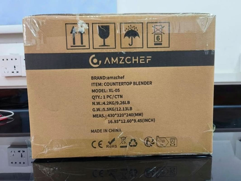 Blender AMZCHEF, 8 smart menus and 10 speeds, LCD touch screen Kitchen Naty Shop