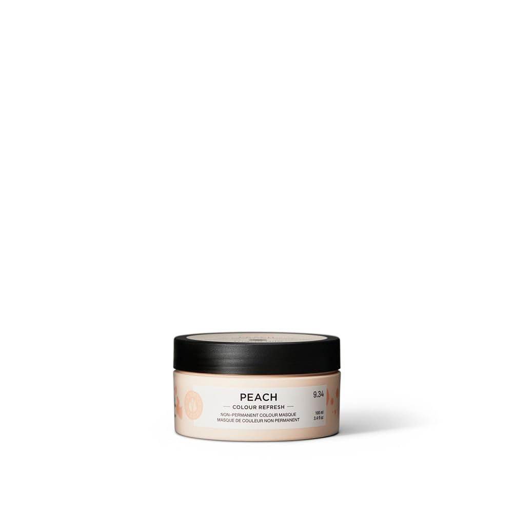 Maria Nila Color Refresh 300 ml - O bombă de culoare hrănitoare care conține pigmenți coloranți temporari ce reîmprospătează rapid culoarea părului. 100% Vegan. Fără sulfați și fără parabeni. Vopsea pentru par Naty Shop Piersică