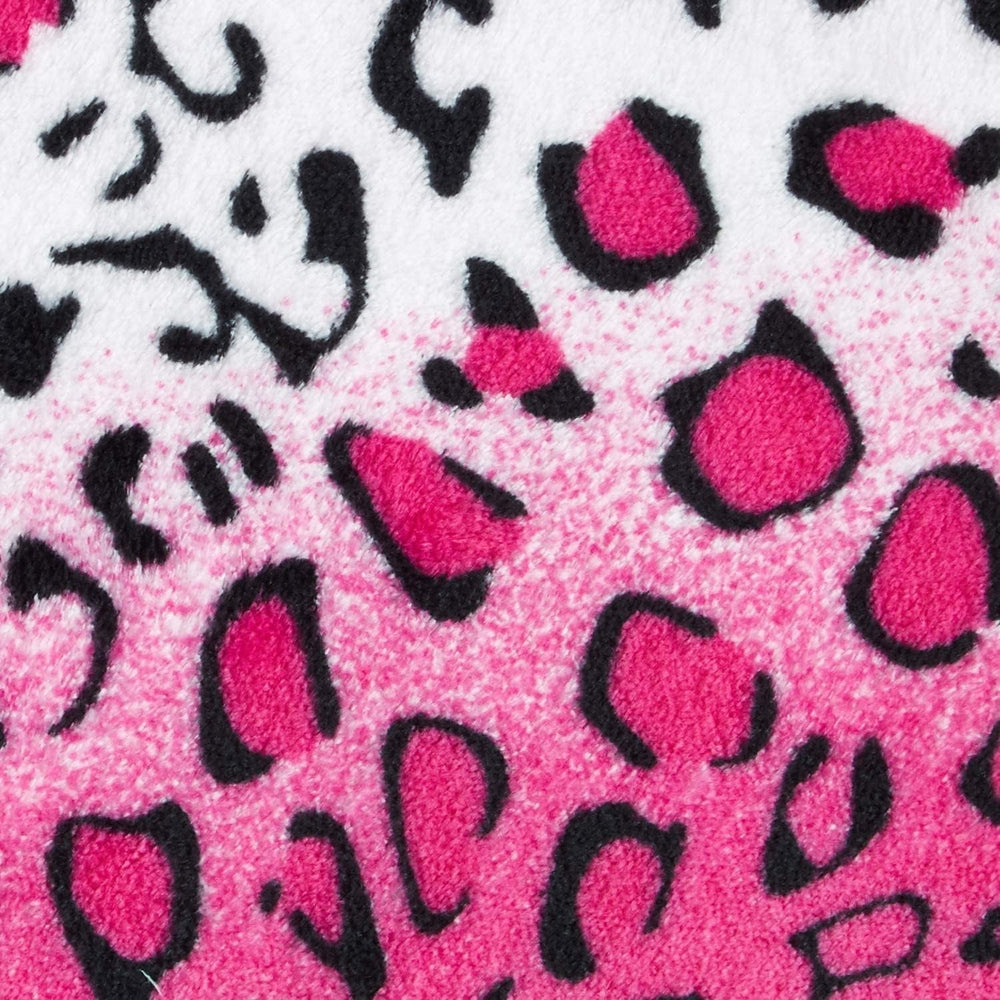 Home Must Haves Queen/King Zebra Giraffe Safari Animal Print All Season Super Soft Warm Couch Throw Blanket Bed Size Pink Polyester Pink Leopard Quilts & Quilts Naty Shop