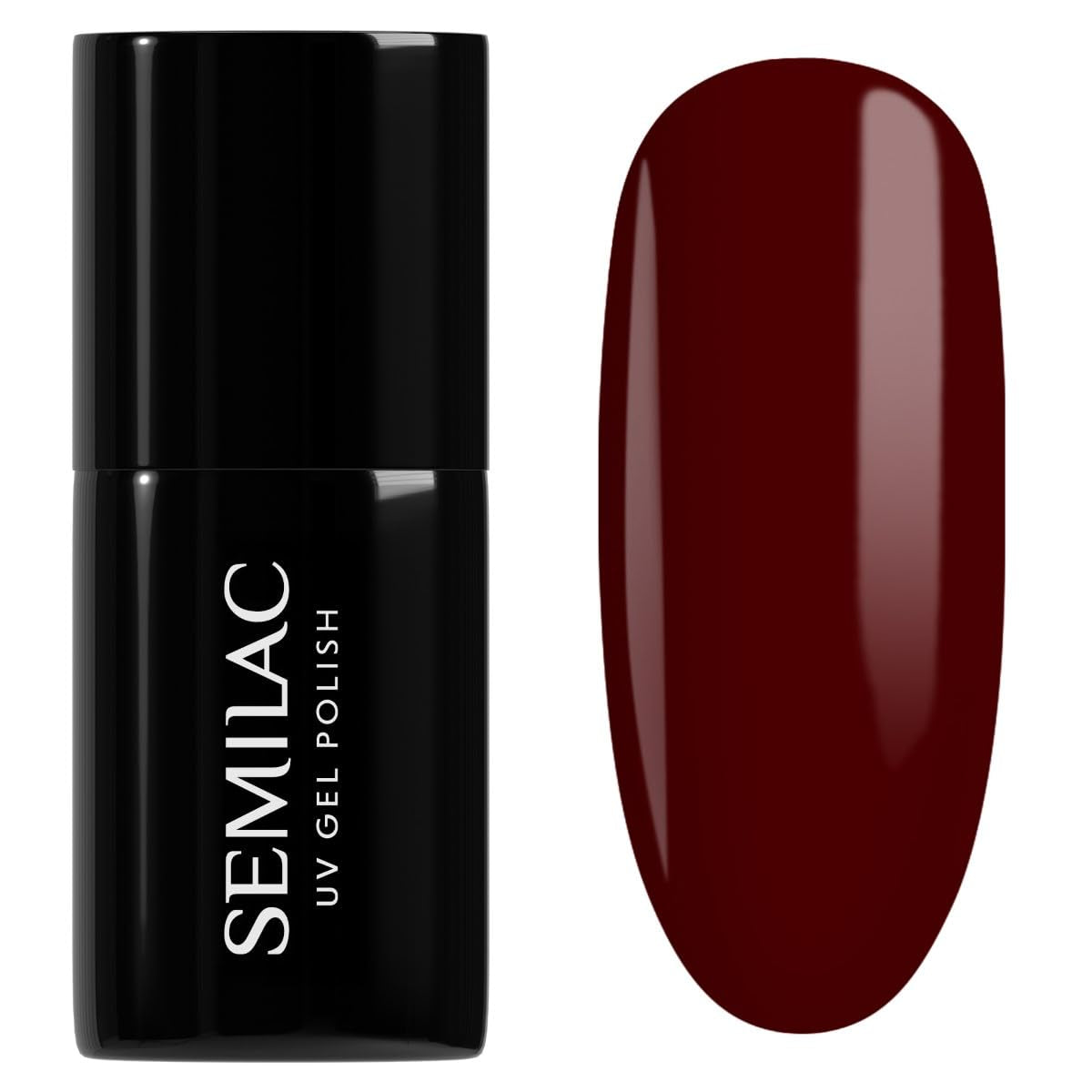 Semilac UV Nail Polish 029 Espresso 7ml Black White Collection