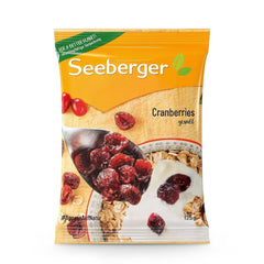 Seeberger Cranberries, Halved Canadian Cranberries, Fruity and Sweet, 13 x 125 grams Naty Shop Dehydrated Products 13 x 125 grams 13 x 125 grams