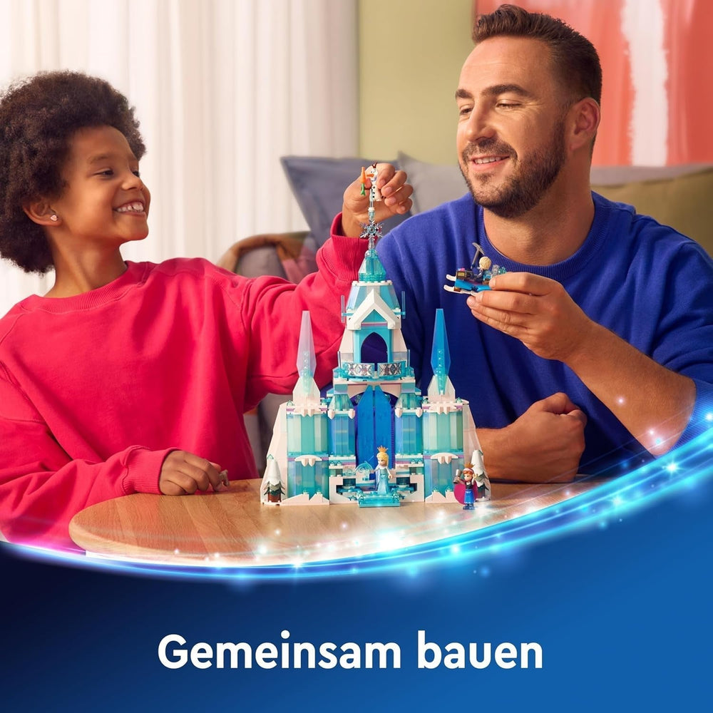 LEGO Ç€ Disney Frozen Elsa's Winter Palace, build and play set for children with model palace and ELSA and Anna minifigures, gift for girls, boys and movie fans from 6 years 43244 Building sets Besuche den LEGO-Store