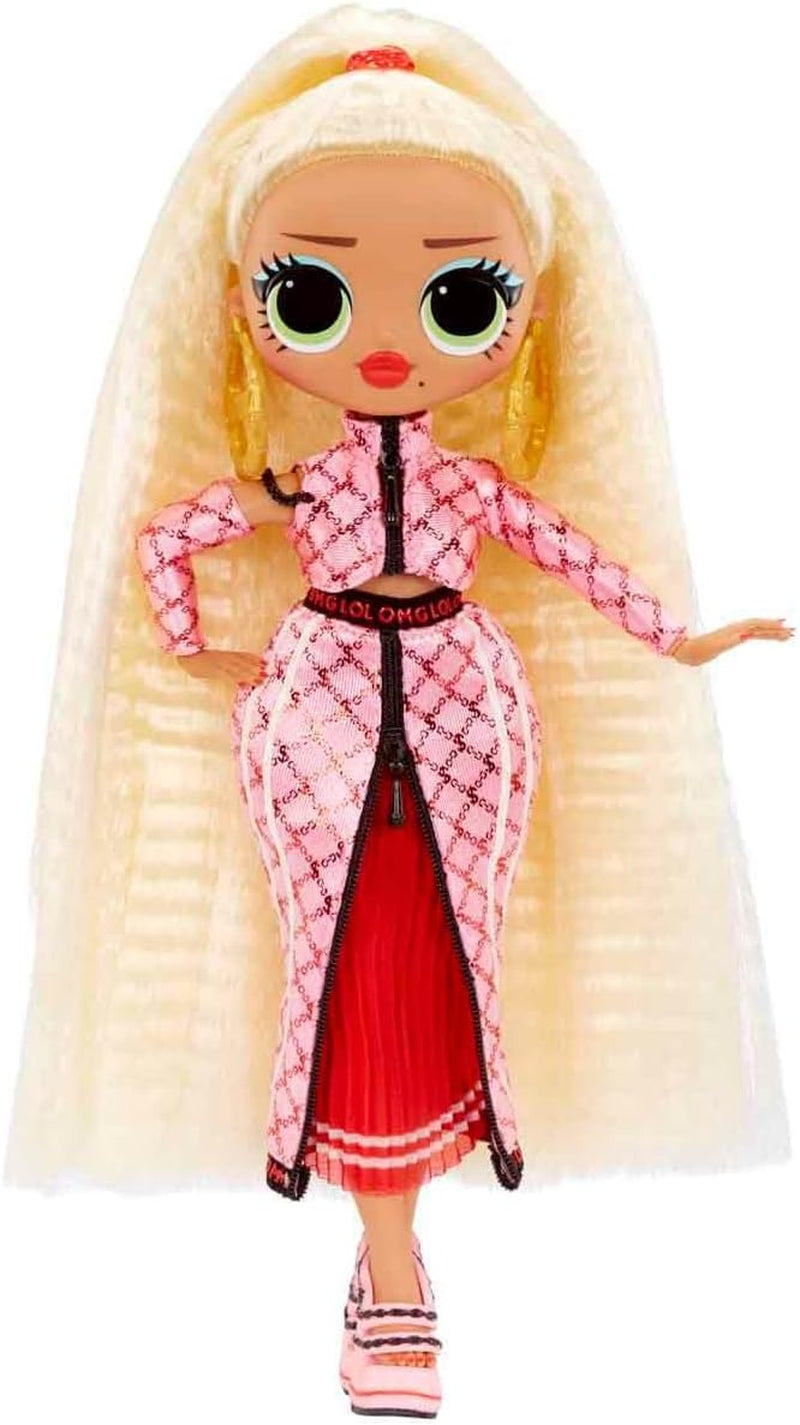 LOL Surprise! Păpușă la modă OMG - Articol cadou - Cu numeroase surprize, inclusiv modă schimbabilă și accesorii fabuloase - Excelentă pentru copii cu vârsta de 4 ani și peste, roz