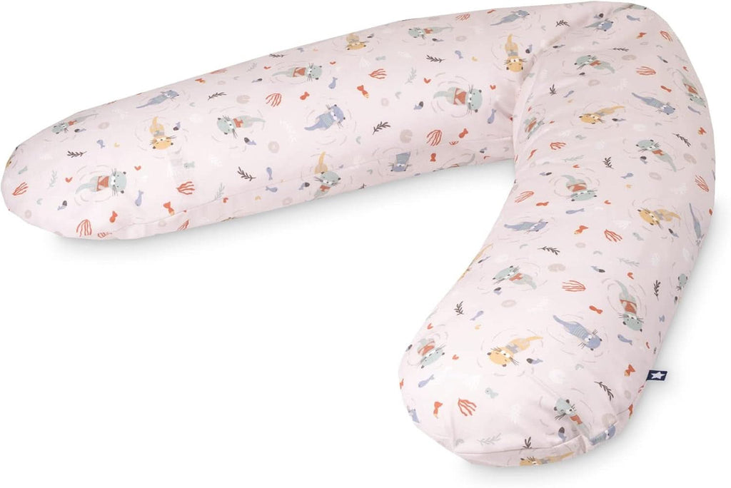 Julius Zöllner pernă de alăptare din jersey aprox. 190 cm | umplutură 42 litri microperle Eps | Fabricat în Germania | capac din jersey 100% bumbac Accesorii Hrana si Alaptare Bebe Naty Shop Micul Otti