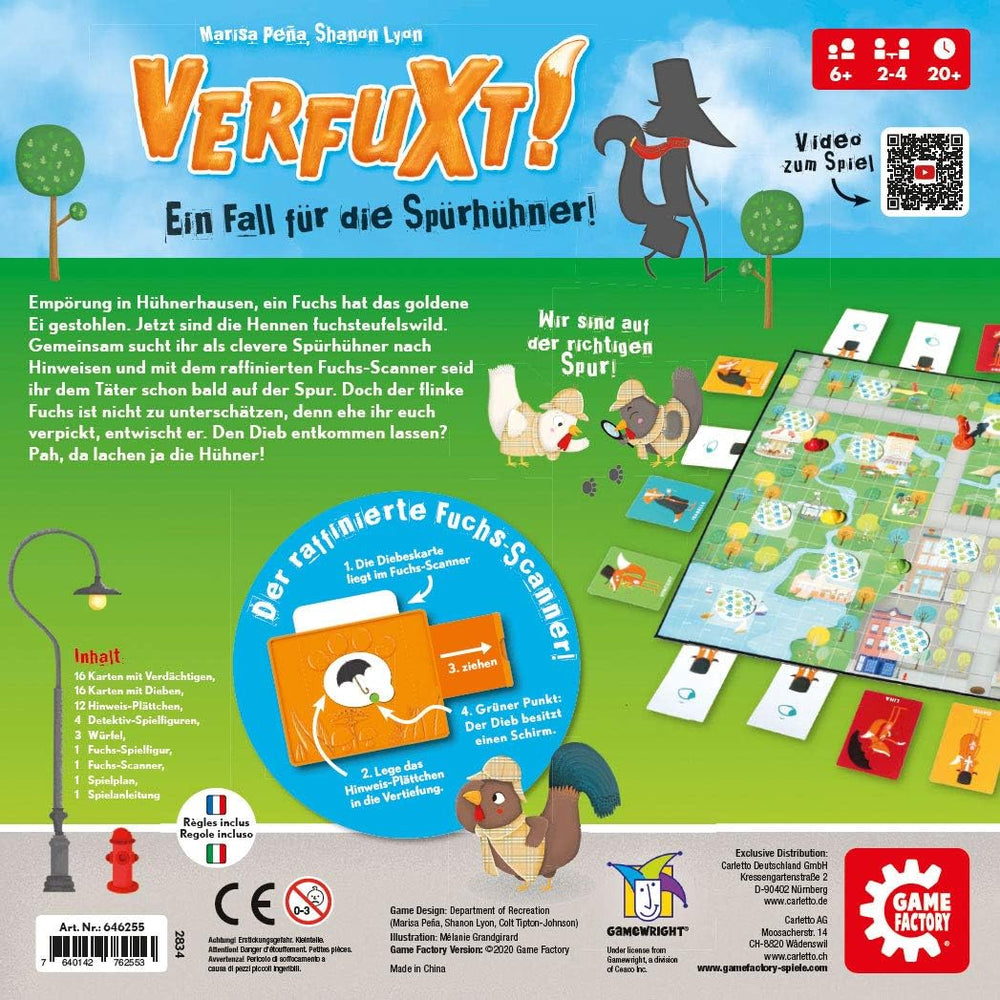 Game Factory 646255 Verfuxt, Detective Game for Kids Ages 6+, Kids Game