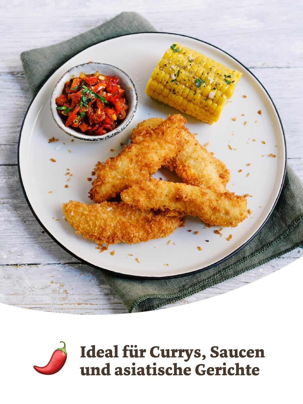 KOTÁNYI Chili Birdseye Pepperoncini Mühle, scharf zum frischen Mahlen, 1er Pack (1 x 27g)