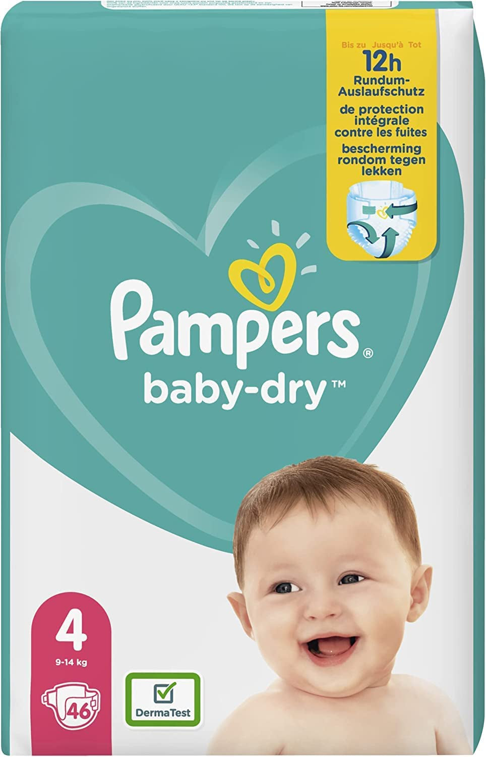 Pampers Baby-Dry diapers, size 8, 43 diapers, from 19 kg, Jumbo+ pack