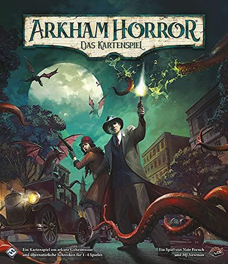 Fantasy Flight Games, Arkham Horror: LCG, Core Game, Expert Game, Card Game, 1-4 Players, Ages 14+, 45+ minutes, German, Multicolor, Colorful
