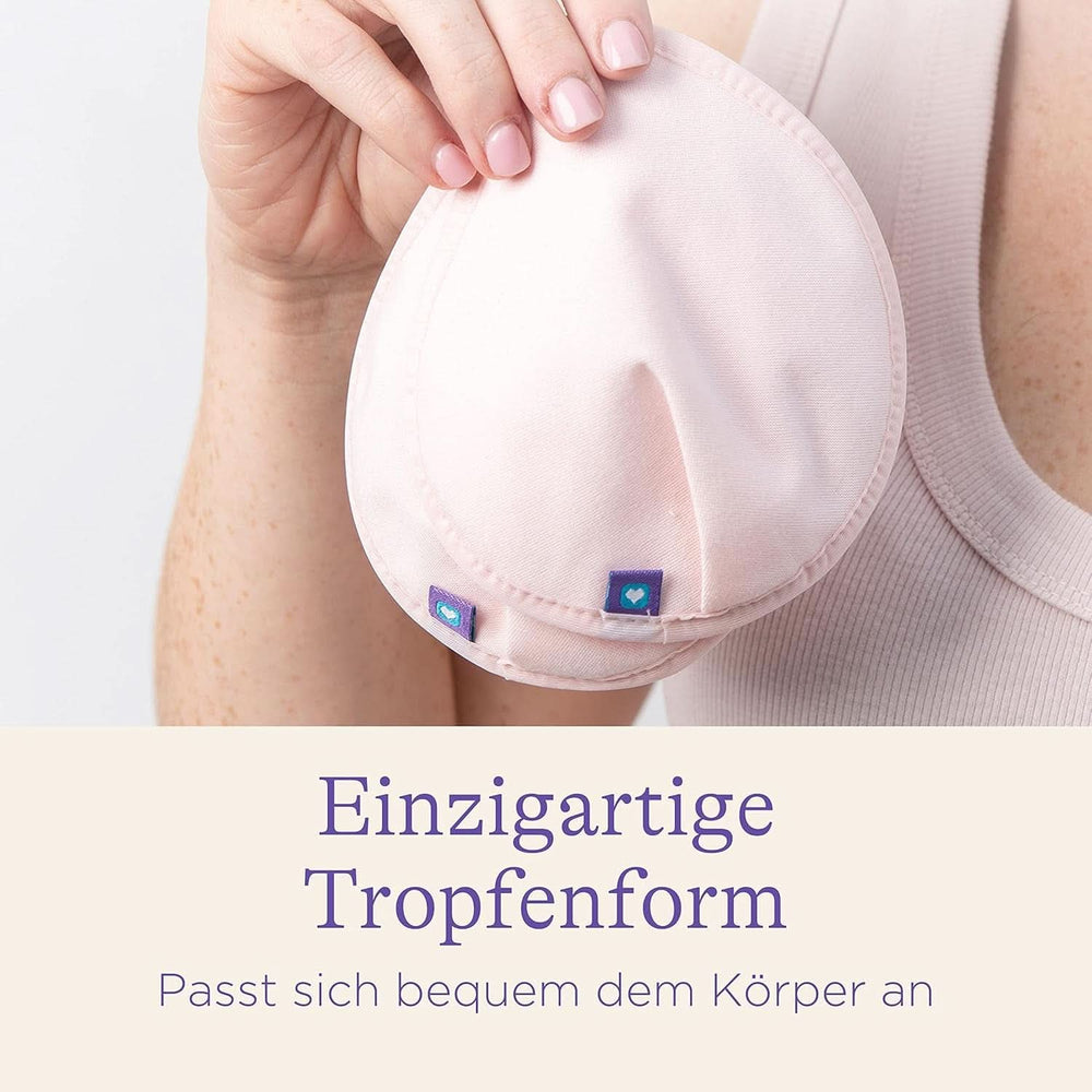 Lansinoh Waschbare Stilleinlagen Hellrosa & Schwarz - 8 Stück Inkl. Wäschenetz - Ultrasaugfähig, Superweich Und Wiederverwendbar Accessories Food and Breastfeeding Bebe Naty Shop