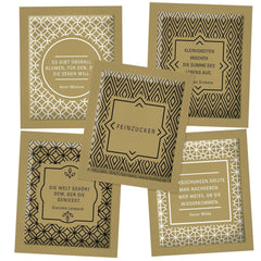 Hellma Zucker-Sachets Goldline 750 Stk. Je 3.6 G – 3.6 Kg Vorrats-Box - Zuckertütchen Einzeln, Für Kaffee Oder Tee Sweeteners Naty Shop