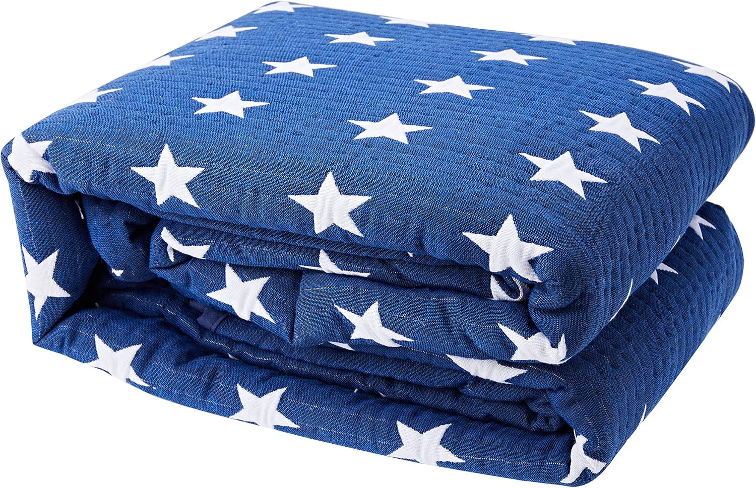 VIALMAN bed cover Sofia 10 king size bed | star quilt | quilt size 250 X 270 cm | bed cover & sofa throw navy blue Beds and Covers Besuche den VIALMAN-Store Navy blue 250 X 270 Cm