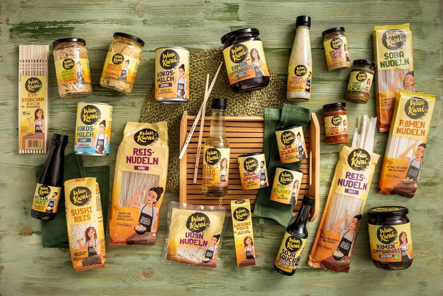 Wan Kwai Wide Rice Noodles 250g – Authentic variety for Pad Thai, soups and more. Vegan and gluten free. Ready in 8 minutes.