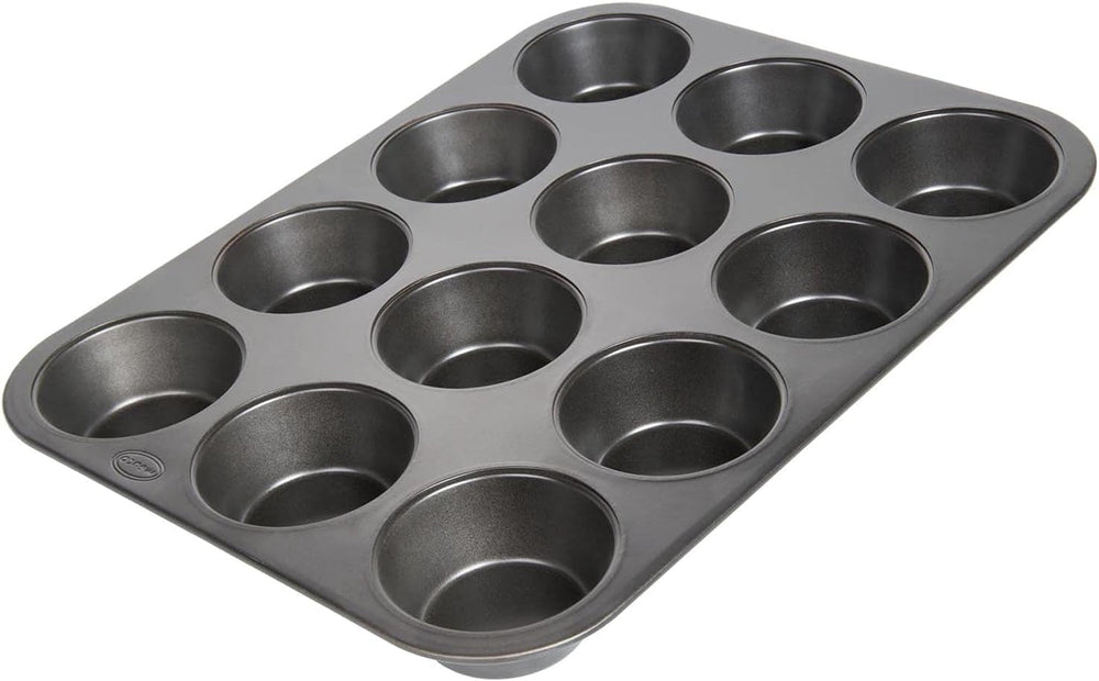 Wenco Muffinform 12Er Antihaft Backblech, Spülmaschinengeeignet, Karbonstahl – Muffinblech Für 12 Muffin – Hitzebeständig Bis 220°C, Schwarz Molds and baking trays Naty Shop Version 2021