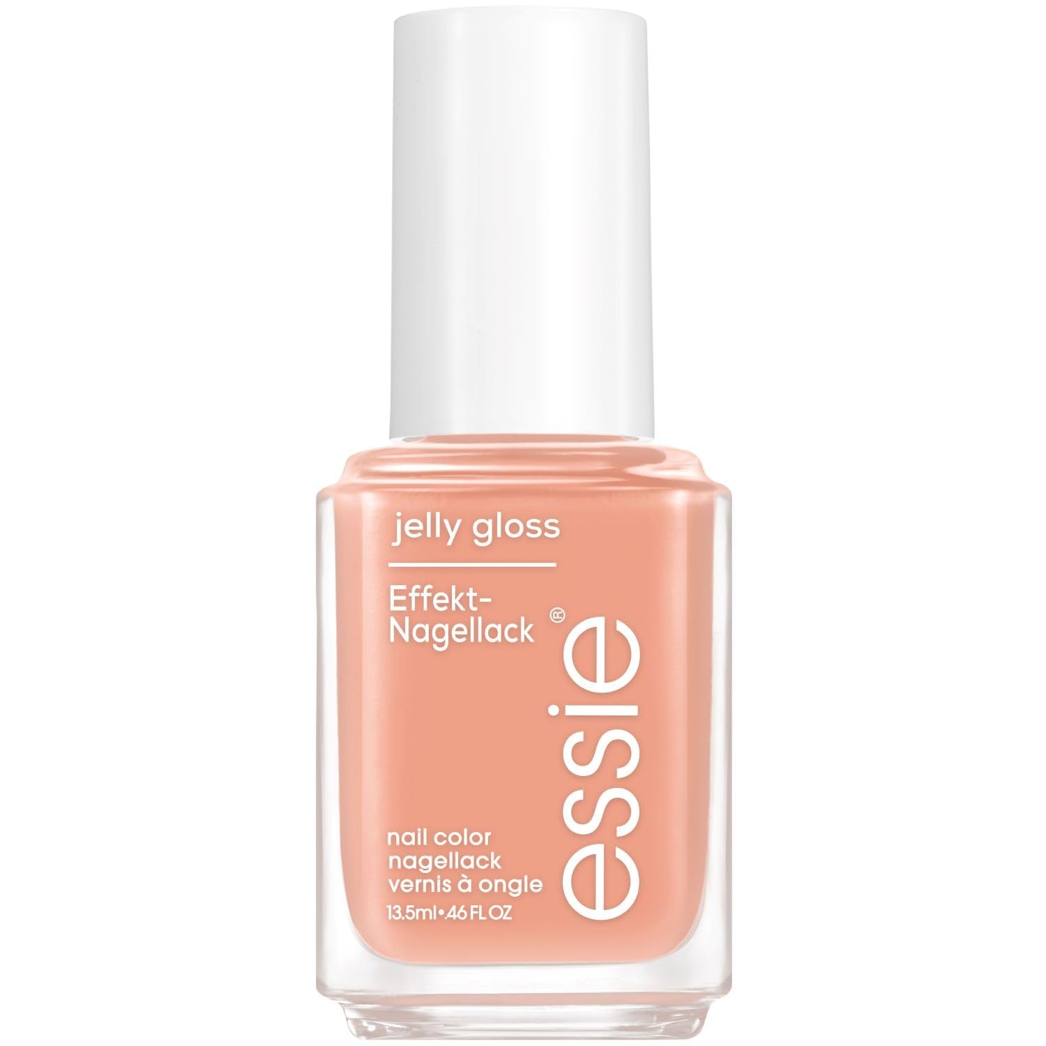 Essie nail polish – No. 60 blush jelly, pink nail polish color, Essie Jelly Gloss collection, 13.5 ml