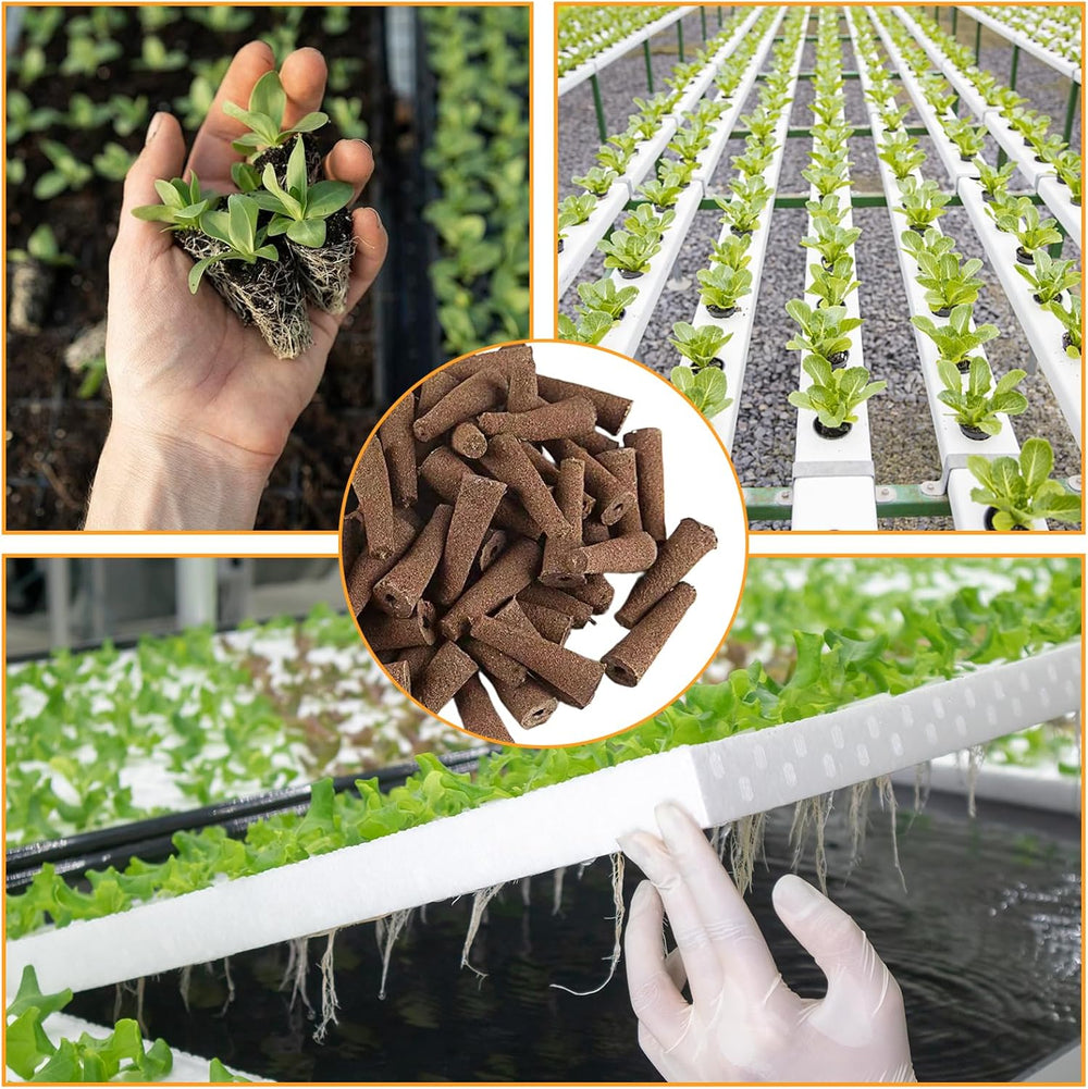 50 Hydroponic Grow Sponges, Hydroponic Seedling Sponges, Root Growing Sponge Plugs, Suitable for Various Kinds of Buds, Such as Tomato, Strawberry, Mint