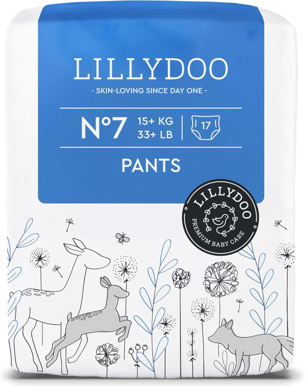 LILLYDOO Skin Friendly Pants Size 5 (12-17kg) Monthly Box (105 Pieces)
