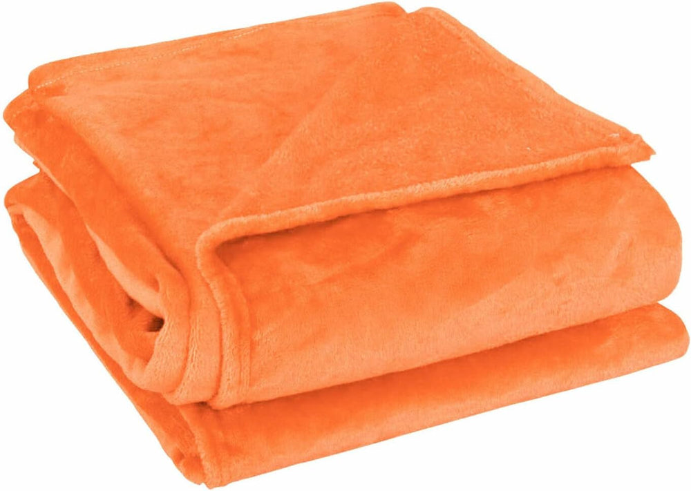 Sourcing Map Cozy blanket blanket bedspread Soft & warm fleece blanket as a sofa blanket Sofa blanket Living room and cuddly blanket Soft plush wool blanket Orange 150X200Cm Beds and Blankets Besuche den uxcell-Store Orange 150X200Cm