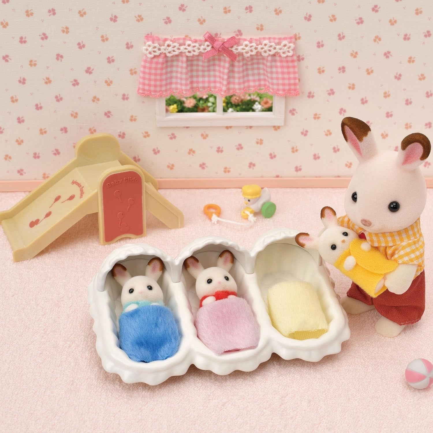 Sylvanian Families L5532 Triplets Starter Kit - Dollhouse Playset Naty Shop Dolls