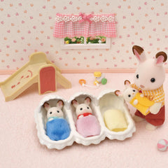 Sylvanian Families L5532 Triplets Starter Kit - Dollhouse Playset Naty Shop Dolls