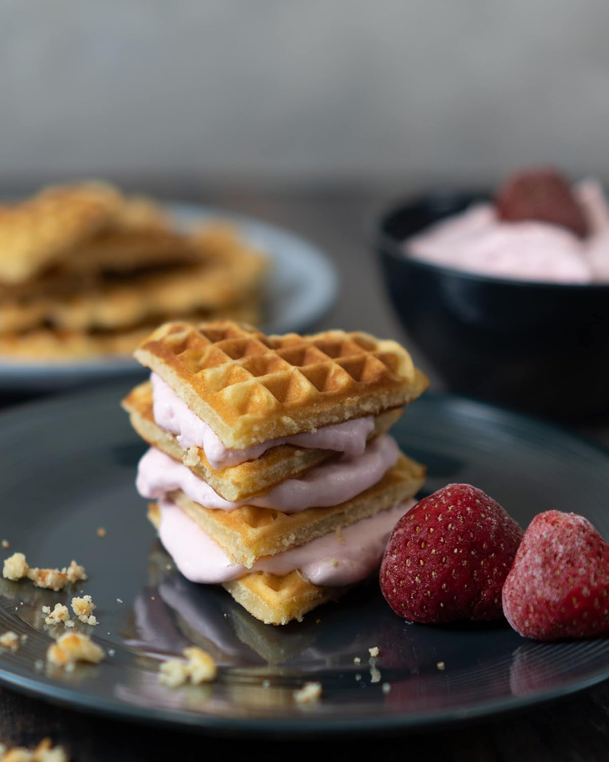 RUF Waffel-Mix, Großpackung, Grundmischung Zur Herstellung Von Waffeln Im Waffeleisen, Für Großküchen, Kantinen, Hotels Und Restaurants, 1 X 2500G Mix for baking and cooking Naty Shop