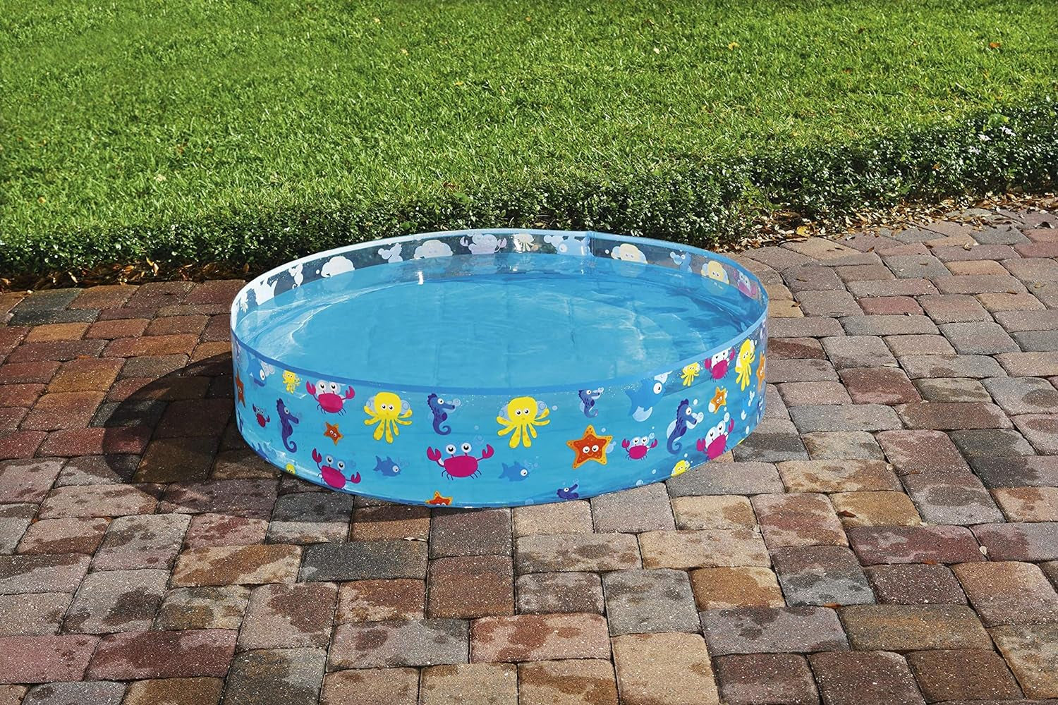 Children's pool Bestway FillN Fun, Sparking Sea, 122 x 25 cm, BW55028, Multicolor, 122 x 122 x 25 cm