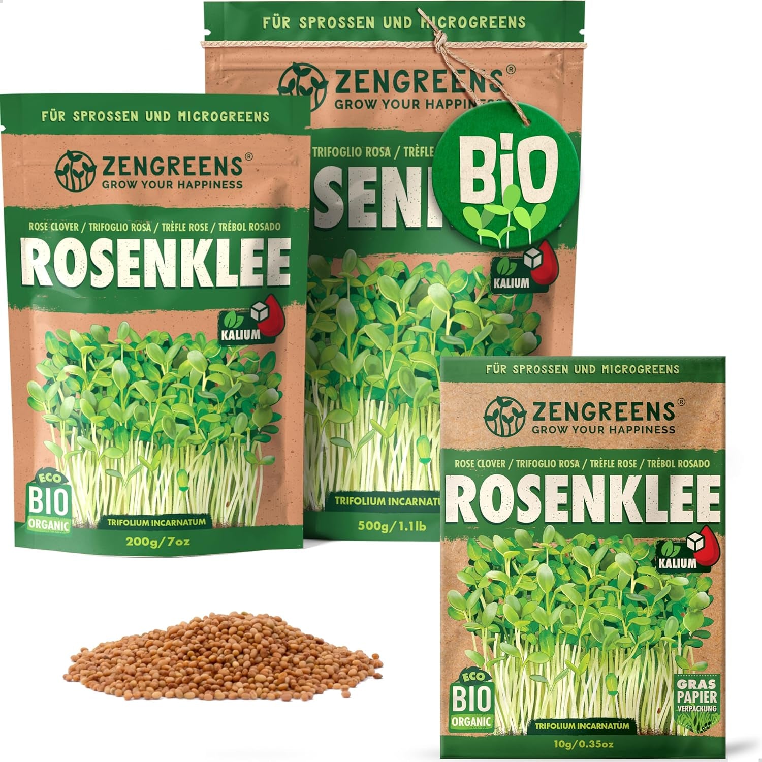 Bio Sonnenblumen Samen - Wähle Zwischen 10G, 200G Und 500G - Sonnenblume Mit Keimrate Von Über 97% - Keimsprossen - Sonnenblumensamen Zum Sprossen Ziehen - Wiederverschließbare Verpackung