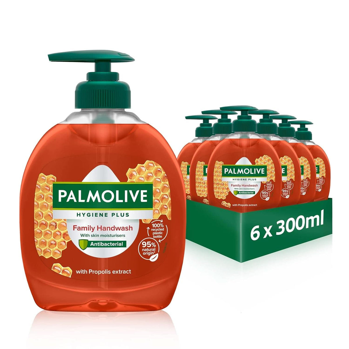 Palmolive, Liquid soap for delicate hand cleansing, set 6 x 300 ml Shower and bath Naty Shop