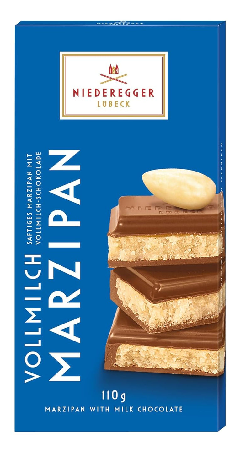 Niederegger marzipan bar, milk chocolate, (110 g)